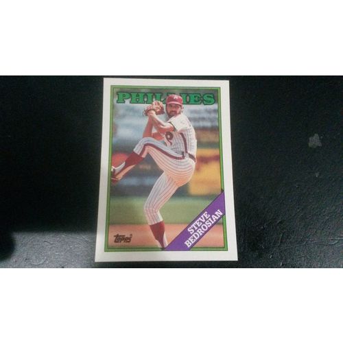 1988 Topps Card # 440 Steve Bedrosian Excellent-Mint (6) Philadelphia Phillies
