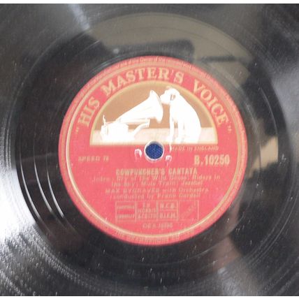 Max Bygraves - Cowpuncher's Cantata / True Loves & False Lovers 78 rpm HMV