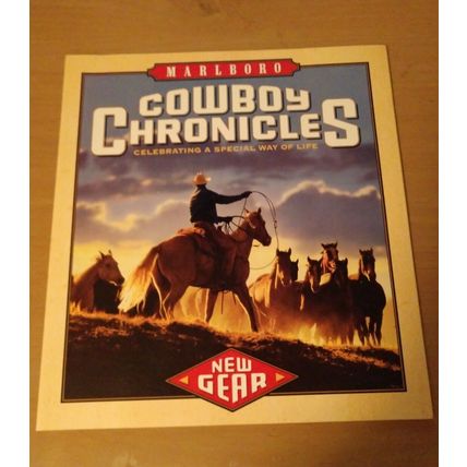 Marlboro Cigarettes Cowboy Chronicles Booklet