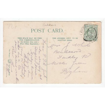Trefriw River Steamers Boats Postcard 1906 The Wrench Series 13745