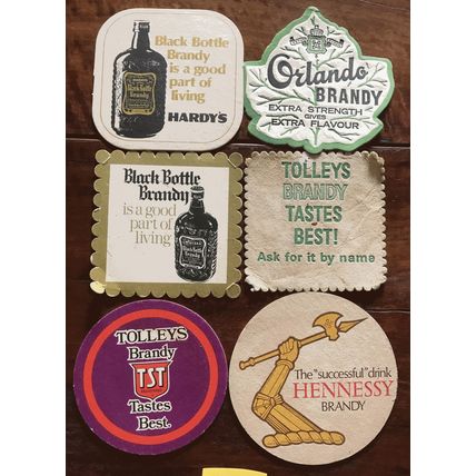 20 Older Beer Coasters