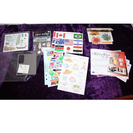 Lot of Mixed Stickers Woodstock Snoopy Thanksgiving Mini Scrapbook Pack, +More