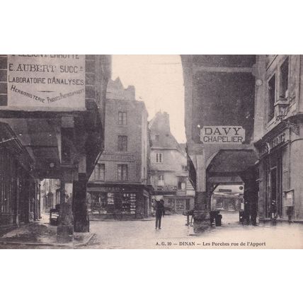 Dinan Les Porches Rue L'Apport Labatory French Postcard