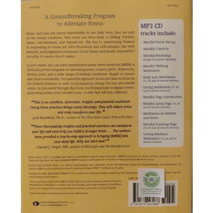A MINDFULNESS BASED STRESS REDUCTION WORKBOOK + MP3 CD w 21 GUIDED MEDITATIONS