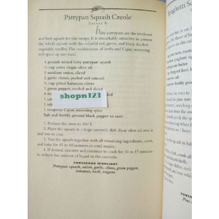 "POWER FOODS by STEPHANIE BELING GOOD HEALTH w PHYTOCHEMICALS ENERGY BOOSTERS"