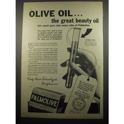 1932 Palmolive Soap Advertisement - Olive oil the great beauty oil