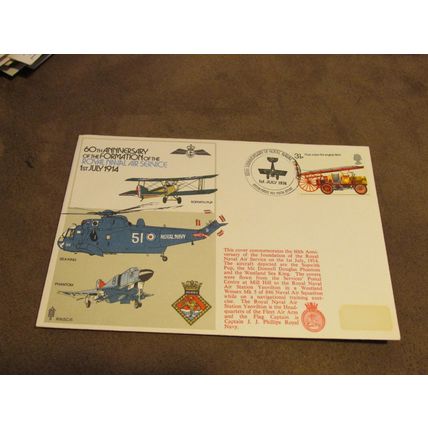 1974 GB Event Cover - Royal Navy Air Service- Seaking / Phantom - Aviation