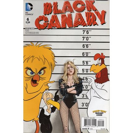 VARIANT - BLACK CANARY N0. 6 LOONEY TUNES COVER (2016)