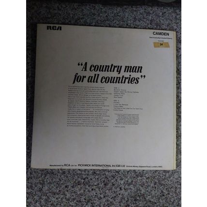 Hank Locklin – Bummin Around (CDS1047) 1969 (LP)