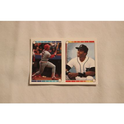 Tony Pena/Gary Pettis 1989 Topps Stickers NO.38/279 Stickerback Frank Viola