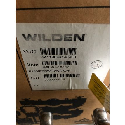 NEW WILDEN P1/KKPPP/WFS/WF/KWF PLASTIC DIAPHRAGM PUMP,WIL-01-10087,P1 KKPPP,AM
