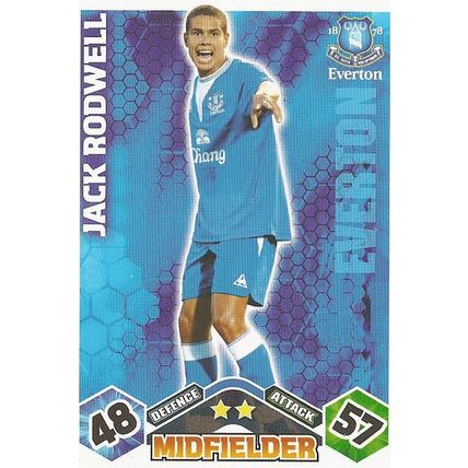 Match Attax 2009/10 Collection: Everton, Midfielder - Rodwell