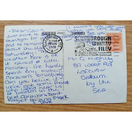 POSTCARD: SCARBOROUGH - VARIOUS VIEWS: 1979