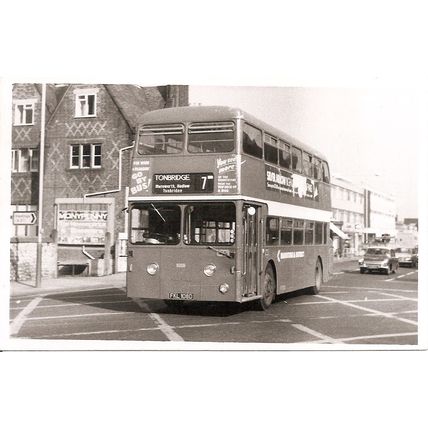 Black & White Photograph of Maidstone & District Motor Services Ltd. - FKL 108D