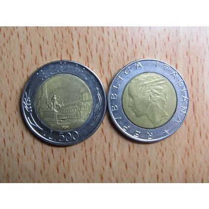 Italy 1989 500 Lire Coin