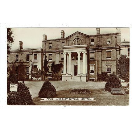 Suffolk postcard Ipswich & East Suffolk Hospital