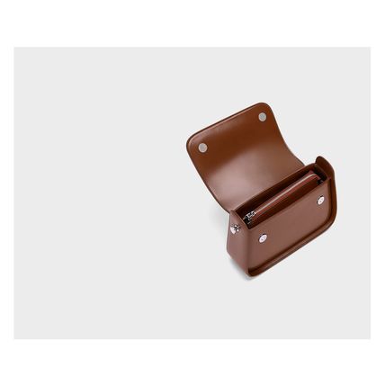 Women's Genuine Leather Saddle Bag Brown