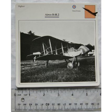Airco D.H.2 - GB - Fighter - Collectors Club Card
