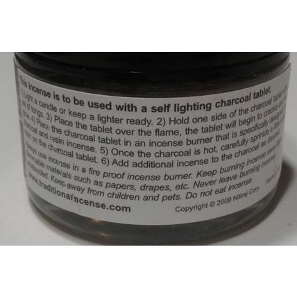 Love & Attraction Powder Resin, Traditional Incense Co., 40 Gram (1.4 Ounce) Jar