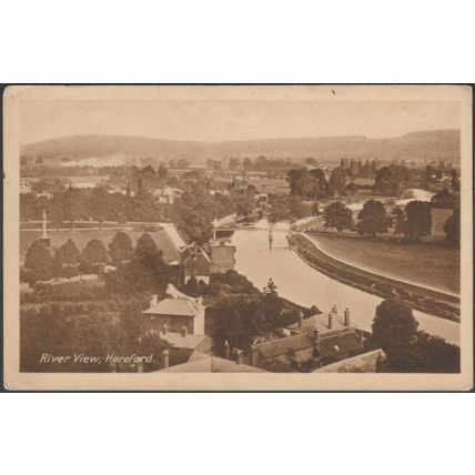 River View, Hereford, Herefordshire, 1916 - Milton Postcard