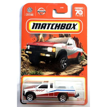 Matchbox - '95 Nissan Hard body Truck D21 72/100 white/red/blue