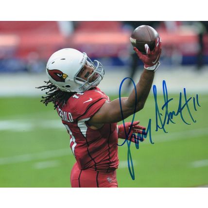 Autographed Larry Fitzgerald 8 x 10 Photo Signed