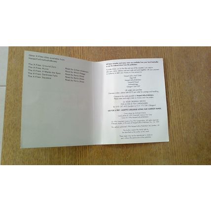THE X-FILES: HUMBUG by Les Martin Audio Book (2 Cassettes) Harper Collins (1996)