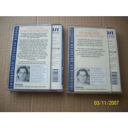 Hornblower X 2 Audio Books Lord Hornblower & Hornblower & the Hotspur (Cassettes