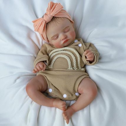 Lifelike Reborn Baby Dolls-20 Inch Sleeping Realistic Newborn Baby Dolls, Soft C