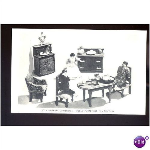 CAMBRIDGE Folk Museum, Dolls Furniture Postcard