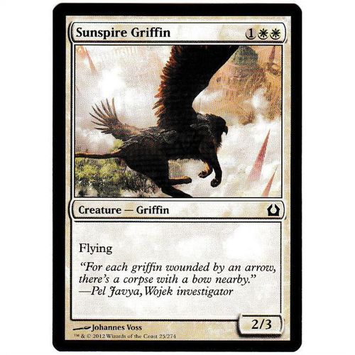 Magic the Gathering - Return to Ravnica - #25/274 - Sunspire Griffin
