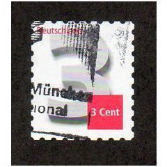 GER 2012 €0.03 (S/A) 'MAKE UP VALUE STAMP' FINE USED (EBID30-718)