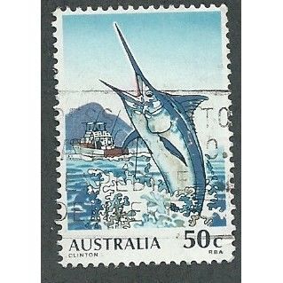 AUS 1979 50c 'FISHING' FINE USED (EBID35-737)