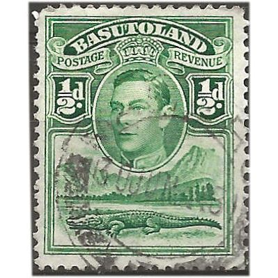 Basutoland 1938 SG18 1/2d Green Fine Used . ..