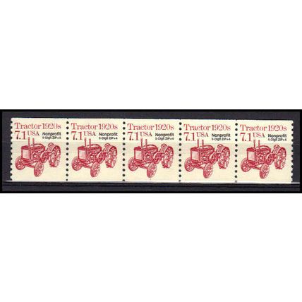 2127b 7.1c Tractor Fine MNH Dry Gum PNC 1/5 X0884