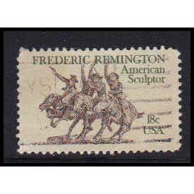 Used 1934 18c Frederic Remington Fine W4504