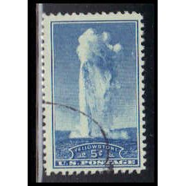 Used 744 5c Yellowstone National Park Fine RA2287