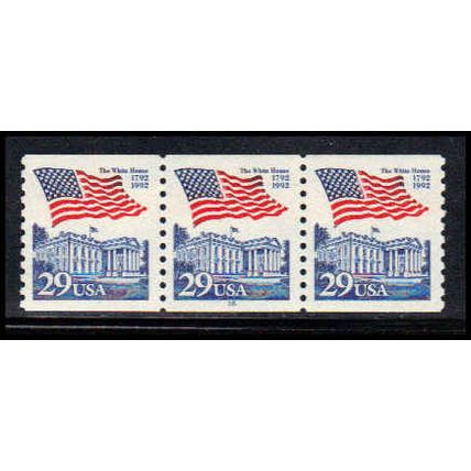 2609 29c U.S. Flag Over White House Very Fine MNH PNC 16/3 PA1482