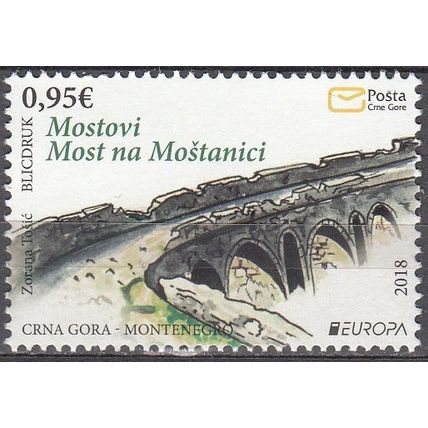 Montenegro 2018 Europa CEPT Pont de Mostovi Neuf **