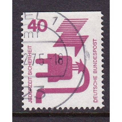 GERMANY 1971 ACCIDENT PREVENTION 40pf USED SG1601 #1