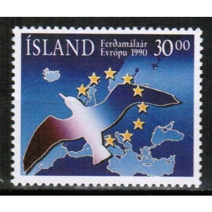 1990 Iceland - Sc# 712 Mint NH - European Tourism Year 30.00kr