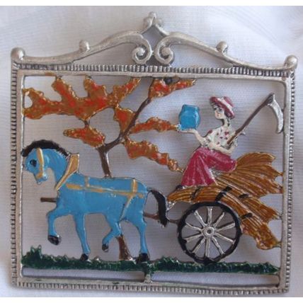 The Princess and the horse miniature