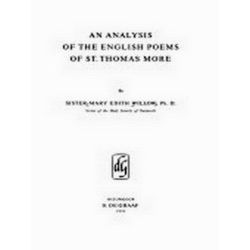An Analysis of the English Poems of St. Thomas More