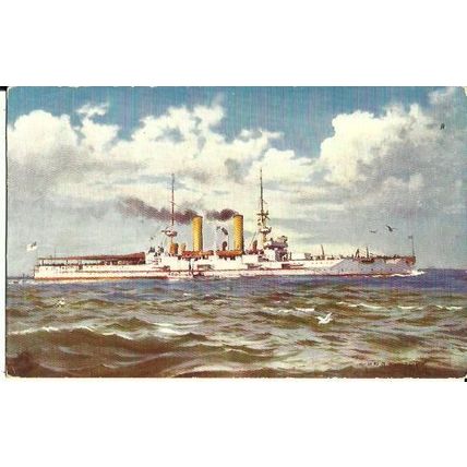 Naval HMS SWIFTSURE Tuck Oilette Postcard (9053)