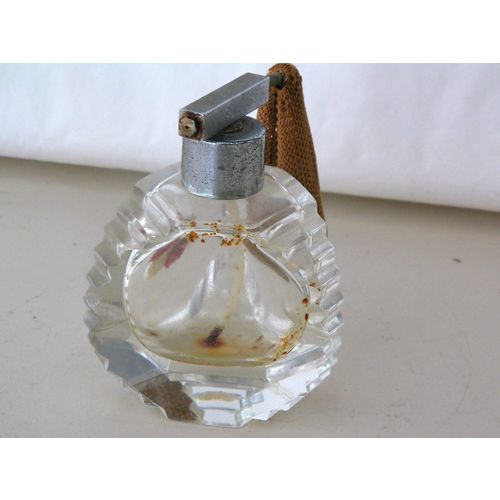 HEAVY CRYSTAL PERFUME BOTTLE