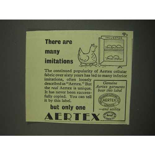 1949 Aertex Cellular Fabric Advertisement