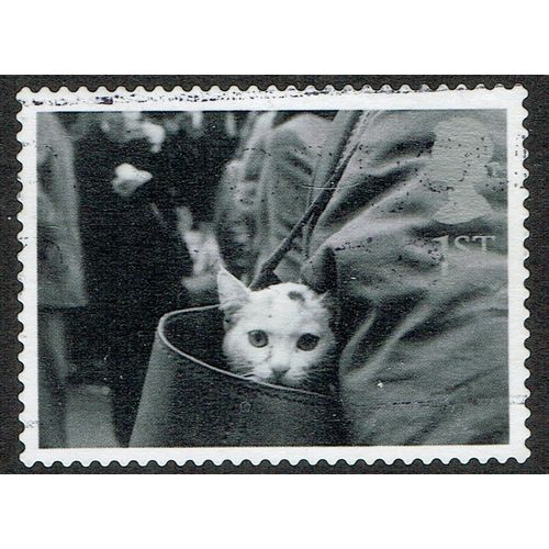 2001 Cats and Dogs 1st Black Grey and Silver SG2190 GU