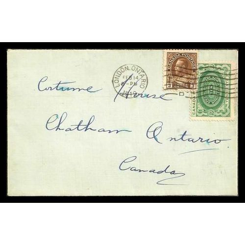 Canada #E1 Special Delivery Admiral combo 1919 Ontario