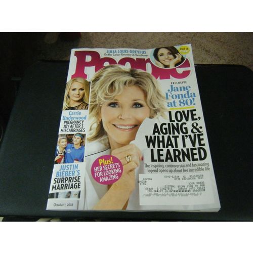 People Magazine - Jane Fonda Cover - October 1, 2018