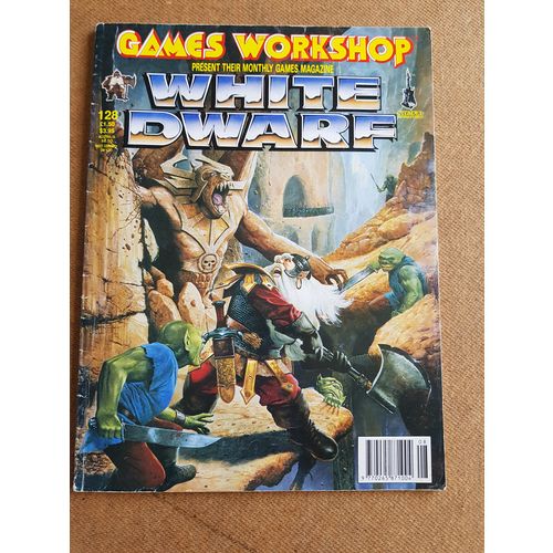 GAMES WORKSHOP - WHITE DWARF MAGAZINE - ISSUE 128 - AUG 1990